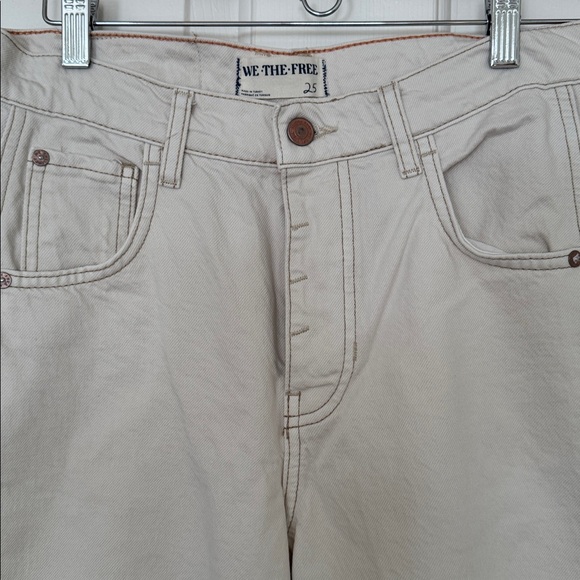 Free People Barrel Leg Jean, size 25 - Picture 3 of 5